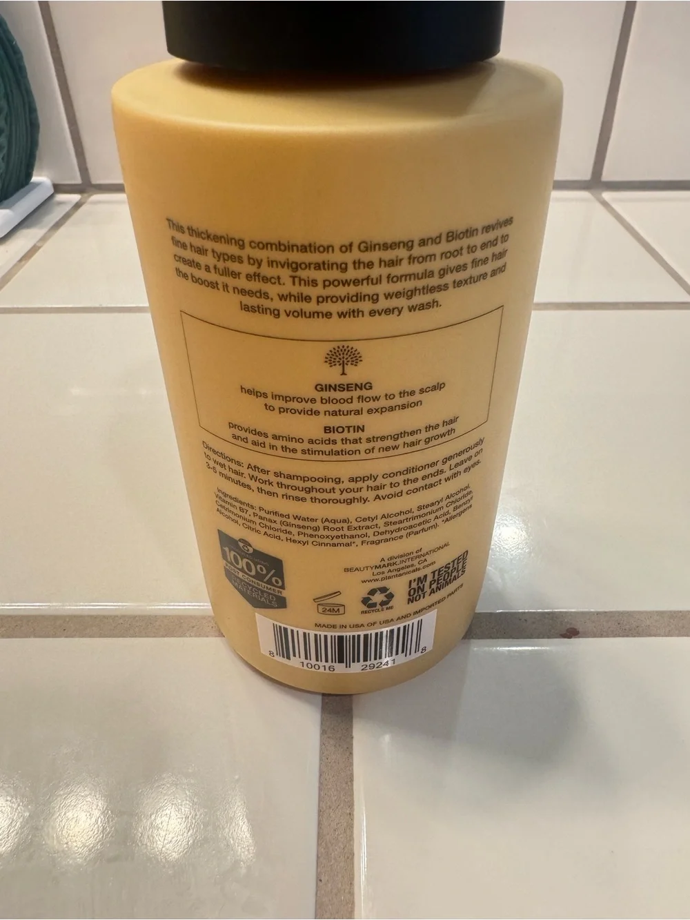 Thickening Conditioner for Men – Yellow